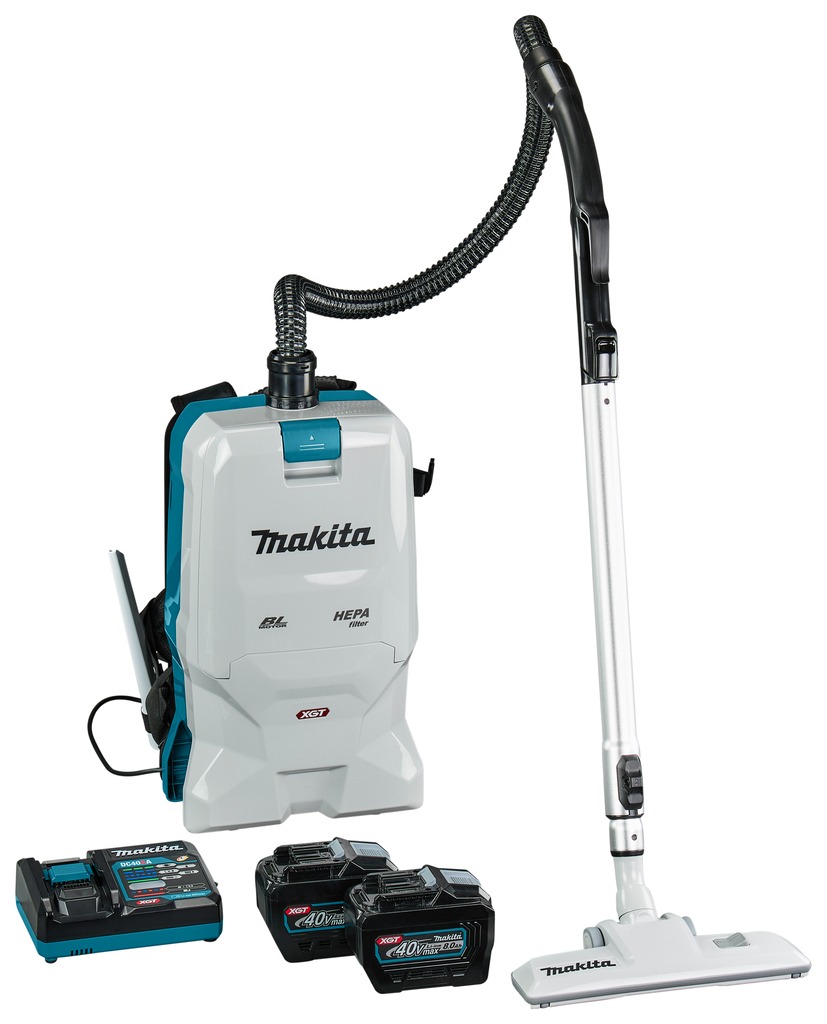 Makita VC011GL2NL1 Rugstofzuiger voor schoonmaak 40V Max 8.0Ah Li-Ion