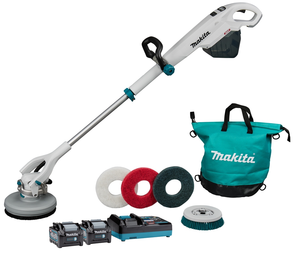 Makita PS001GM2NL1 XGT 40 V Max Accu-Schrob-/polijstmachine 2x 40V 4.0Ah accu en snellader in doos
