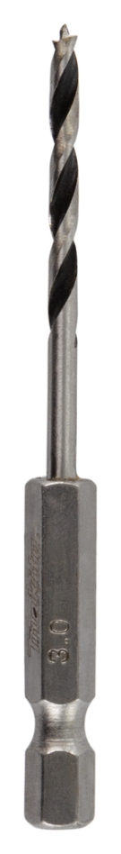 Makita Accessoires D-15861 Houtspiraalboor 3x75 mm 1/4"