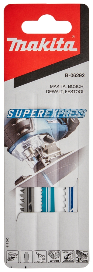 Makita Accessoires B-06292 Progressive Decoupeerzaagbladenset. Assorti 3 stuks