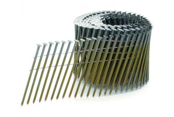 Makita Accessoires F-31304 Draadnagels op vlakke rol 3.1 x 85 mm glad Blank-geel gecoat - 4050 stuks