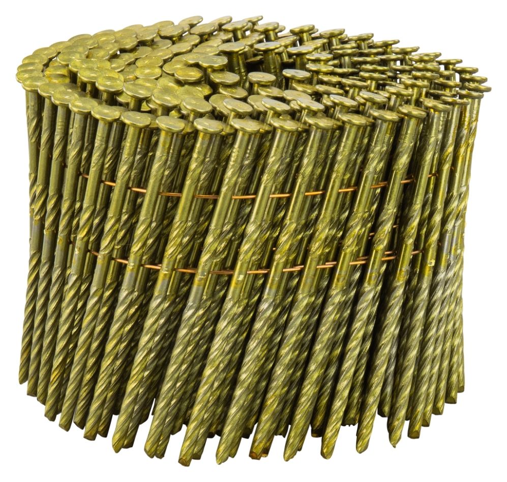 Makita Accessoires F-31333 Draadnagels op vlakke rol 3.1 x 85 mm getordeerd Blank-geel gecoat - 4050 stuks
