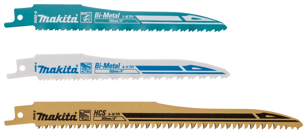 Makita Accessoires B-13677 Reciprozaagbladenset 3-delig