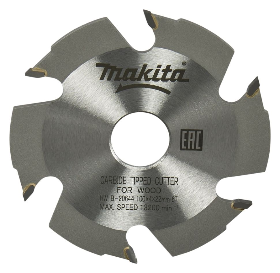 Makita Accessoires B-20644 Lamellenzaag HM 100x22x4 6T