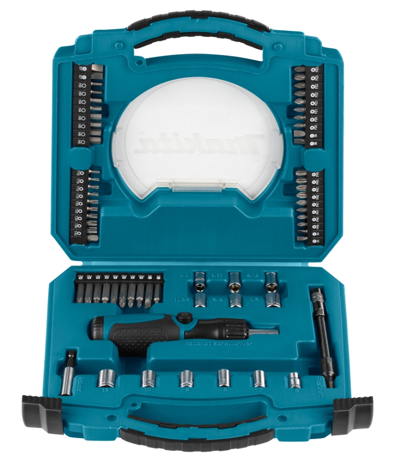 Makita Accessoires D-42020 Ratel-/dop-/schroefbitset 65-delig