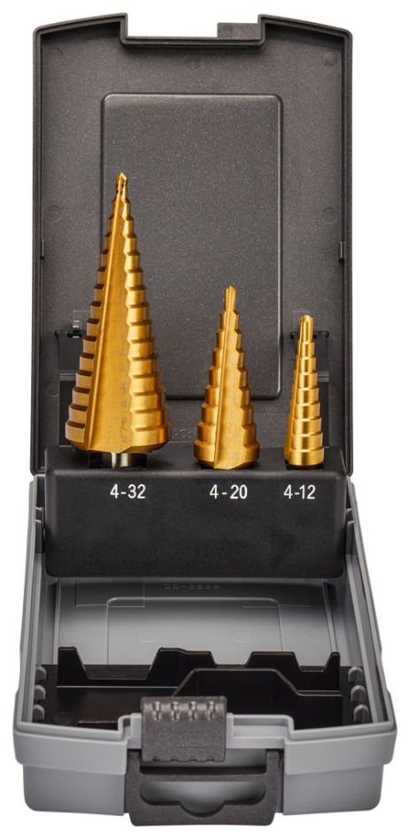 Makita Accessoires D-46573 HSS-TiN Trappenboorset 3-delig