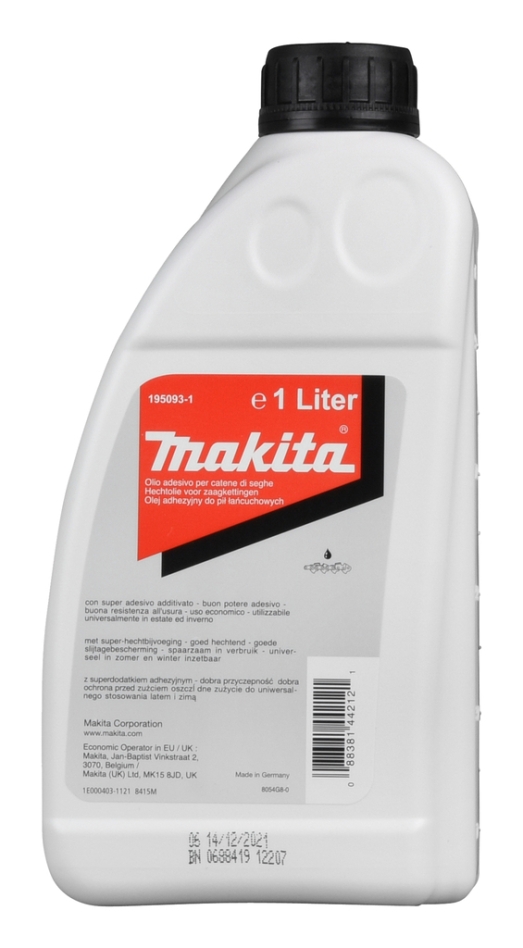 Makita Accessoires 195093-1 Kettingzaagolie 1 ltr.
