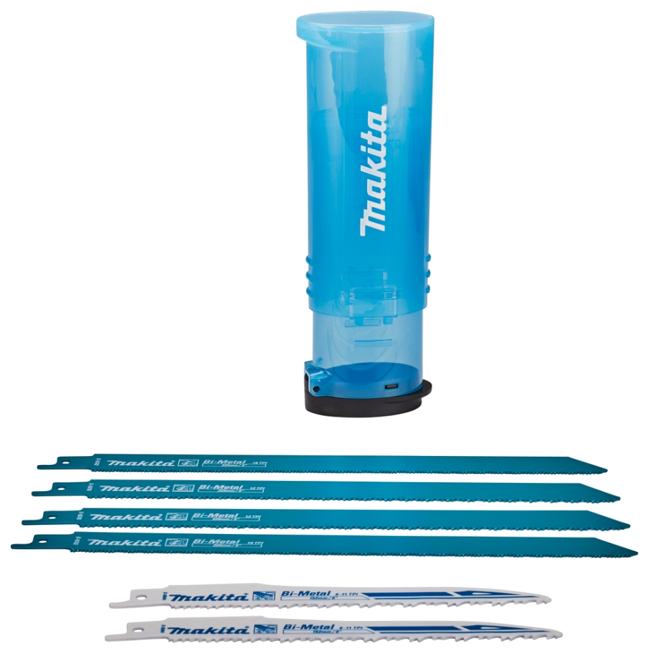 Makita Accessoires B-44448 Reciprozaagbladenset 6-delig hout/metaal