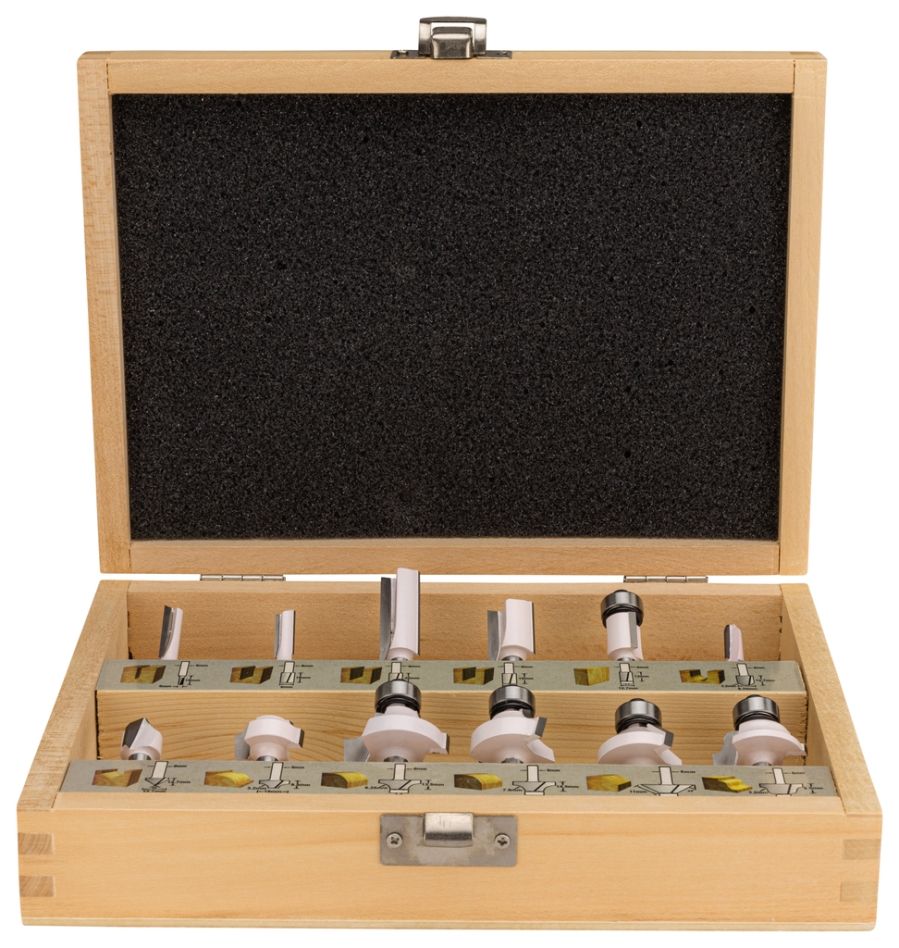 Makita Accessoires D-57065 Freesset 6mm 12-delig