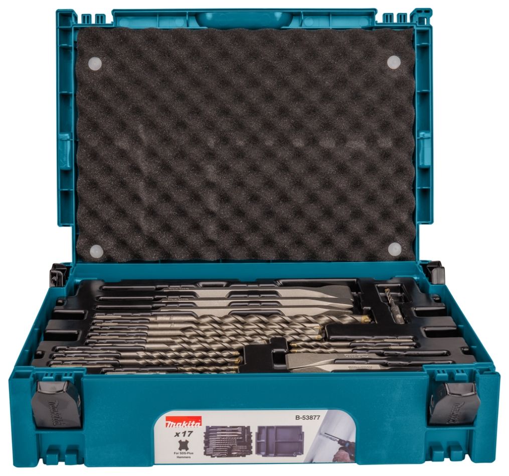 Makita Accessoires B-53877 Boor/beitelset SDS-PLUS 17-Delig in Mbox1