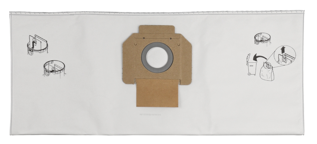 Makita Accessoires P-84078 Stofzakken fleece VC3012L/M 5 stuks