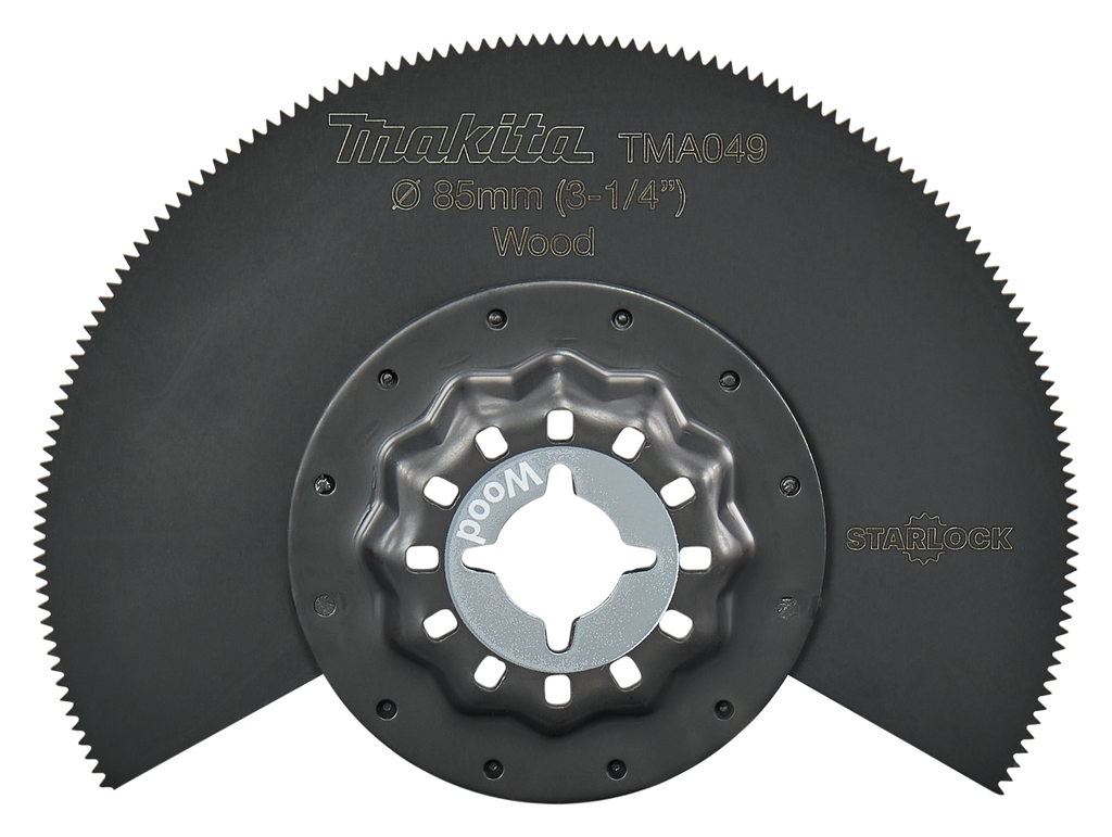 Makita Accessoires B-64836 TMA049 HCS segmentzaagblad 85 mm hout