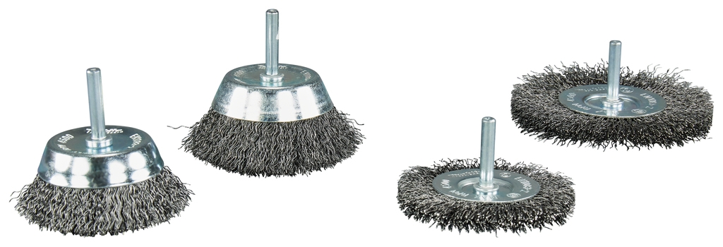 Makita Accessoires D-65729 Borstelset Geplooid staal 4-delig