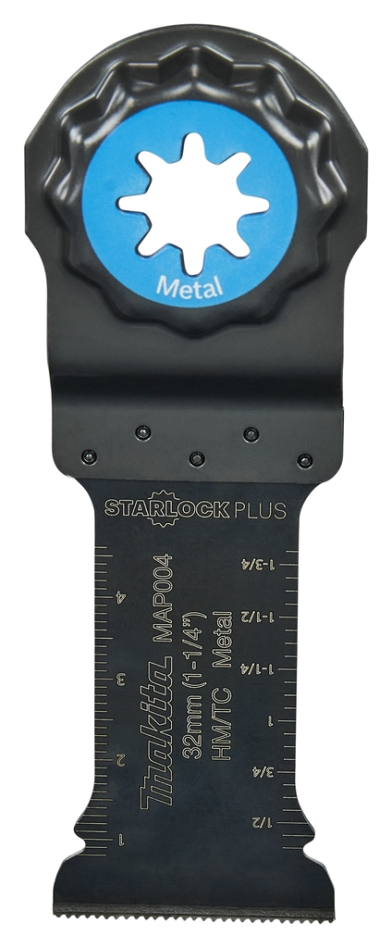 Makita Accessoires B-66357 MAP004 Invalzaagblad 32x50mm staal Starlock Plus multitoolblad