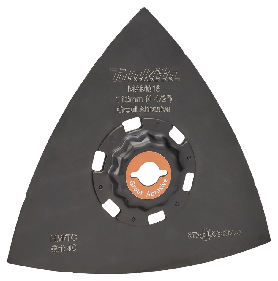 Makita Accessoires B-66569 MAM016 Schuurzool HM 116mm K40 Starlock Max multitoolblad