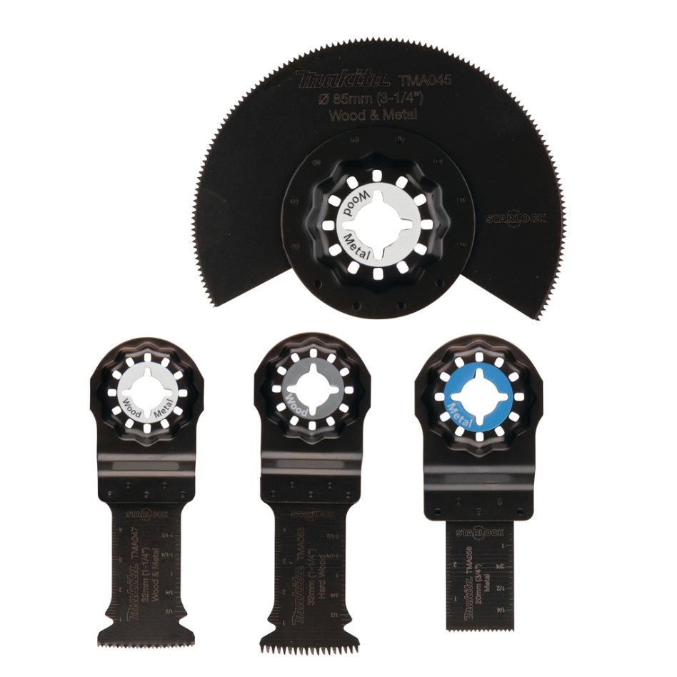 Makita Accessoires B-67480 Invalset voor binnenafwerking 4 zagen
