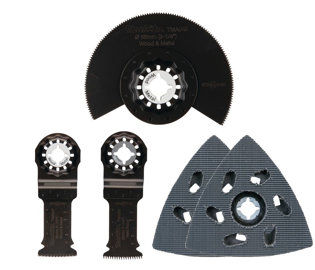 Makita Accessoires B-67511 Timmerset Multitool starlock 5-delig