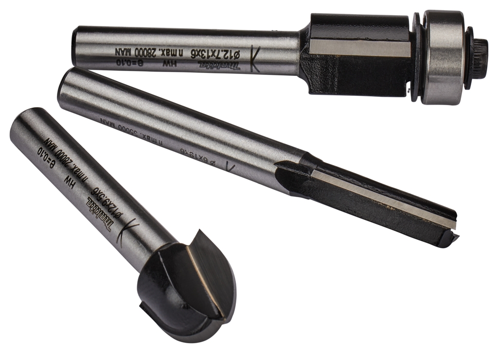 Makita Accessoires D-70459 Freesset 6mm 3-delig