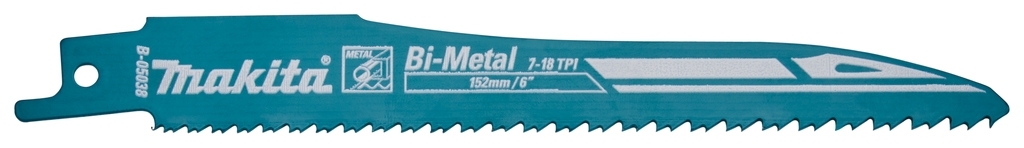 Makita Accessoires B-05038-2 Reciprozaagblad metaal/universeel 132mm