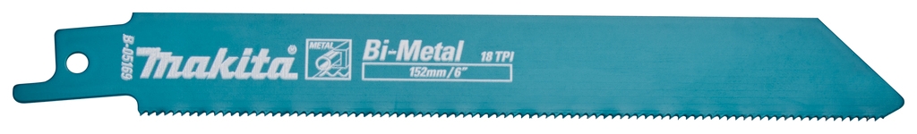 Makita Accessoires B-05169-2 Reciprozaagblad metaal 132mm