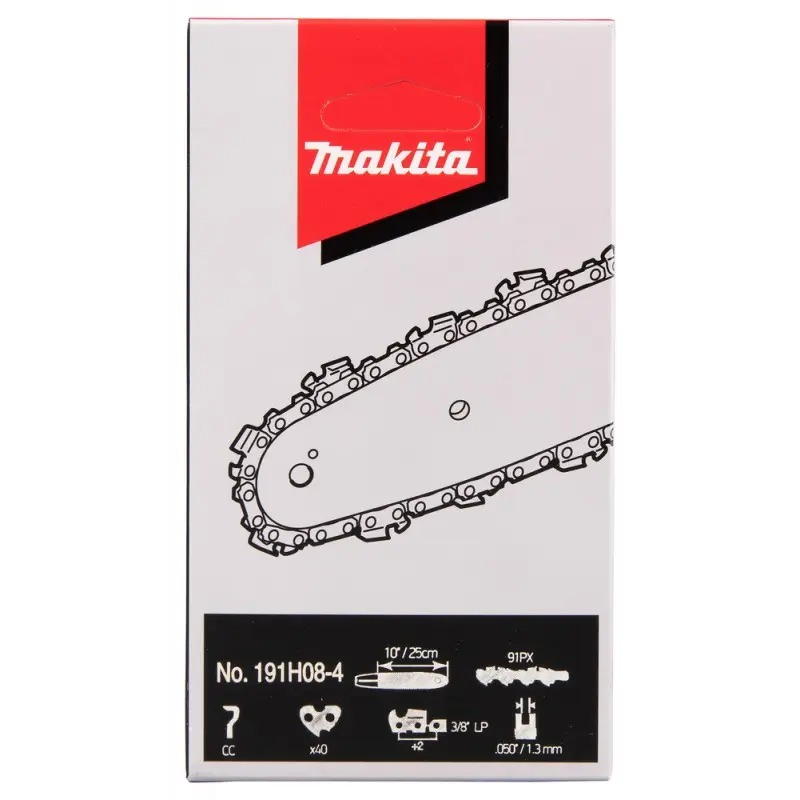 Makita Accessoires 191H08-4 Zaagketting 25 cm 1,3 mm 050" 3/8" LP