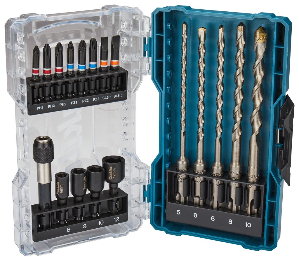 Makita Accessoires E-07026 Boor-/dop-/schroefbitset 18-delig