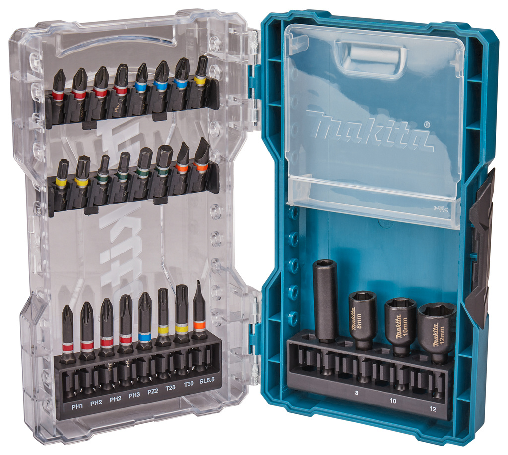 Makita Accessoires E-07048 Dop-/schroefbitset 28-delig