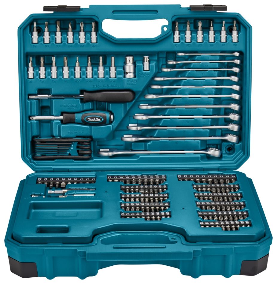 Makita Accessoires E-10883 Handgereedschapset 221- delig in koffer