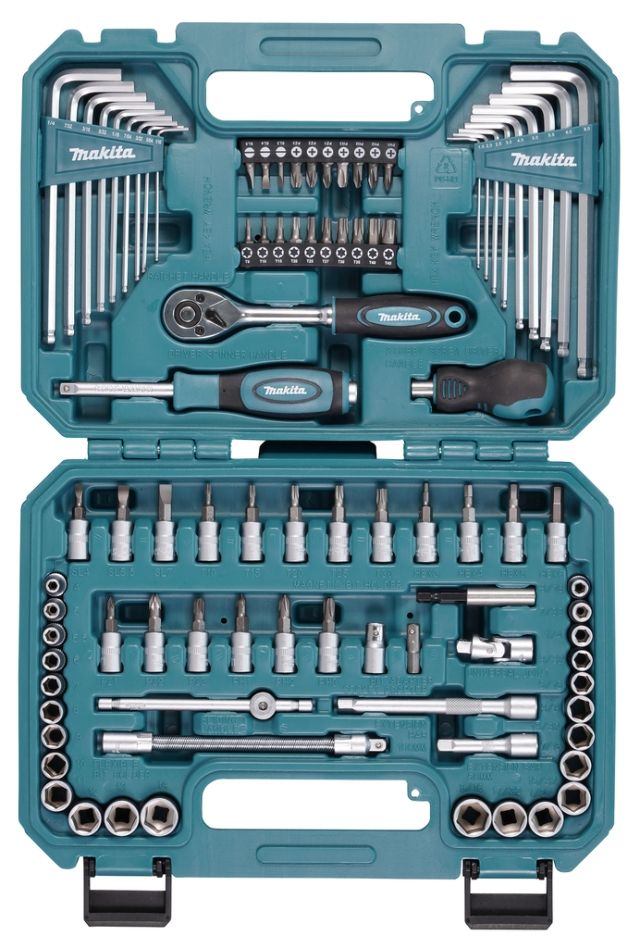 Makita Accessoires E-15752 Handgereedschapset 91-delig - metrisch en imperiaal