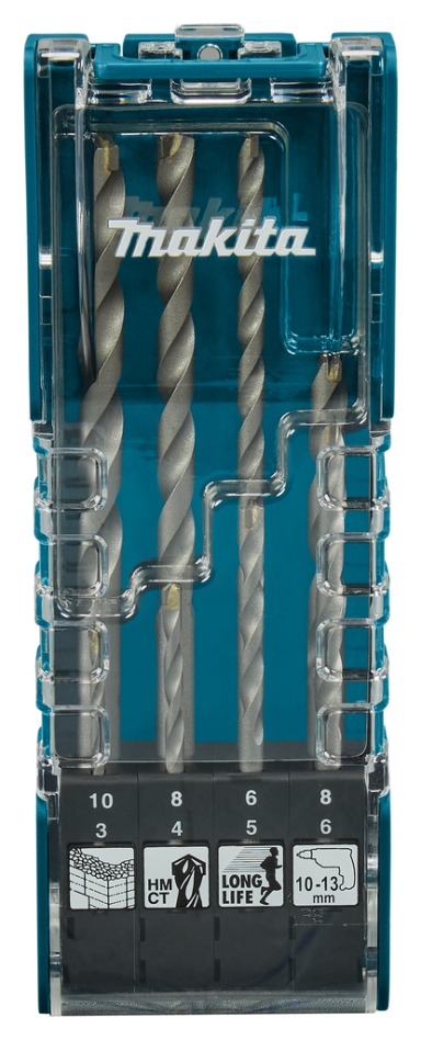 Makita Accessoires E-15861 Steenborenset in kunststof cassette 8-delig