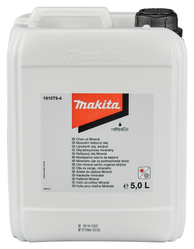 Makita Accessoires 1910T9-4 Kettingzaagolie 5 ltr.