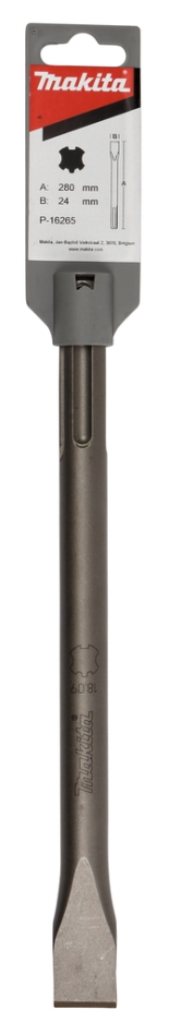 Makita Accessoires P-16265 Platte beitel SDS-Max 280 x 25 mm