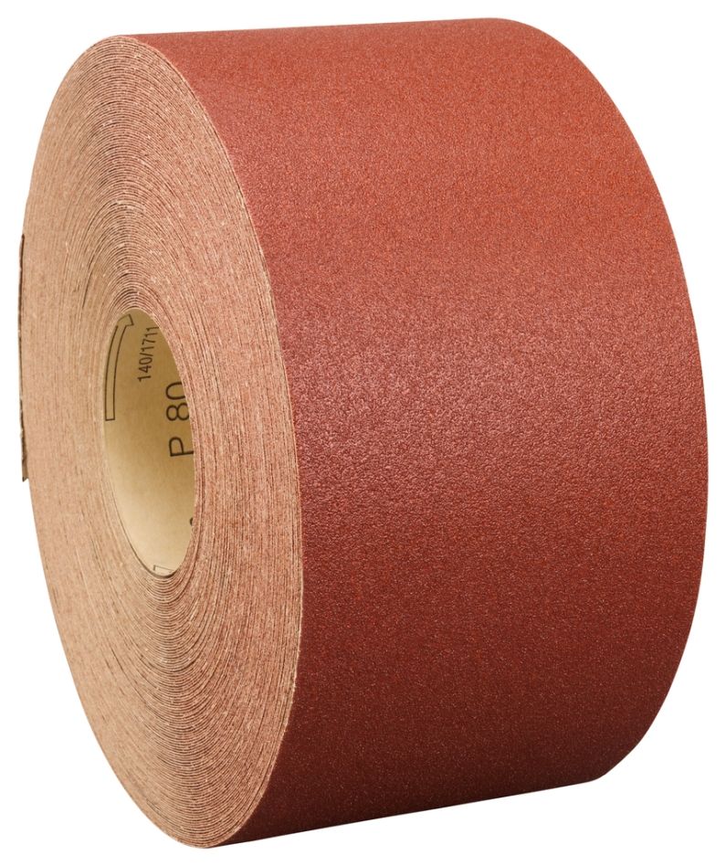 Makita Accessoires P-38211 Schuurpapier rol 120mm x 50 mtr. Korrel 80 RED