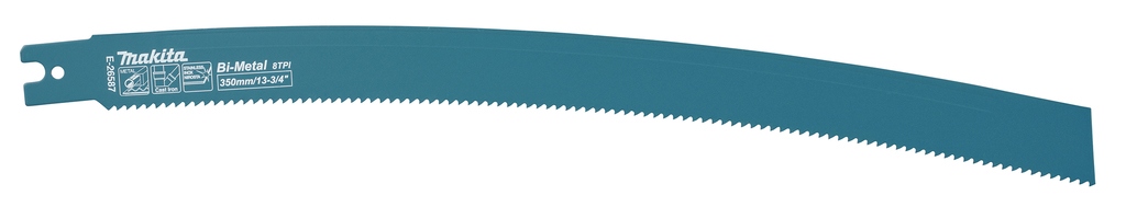 Makita Accessoires E-26587 Reciprozaagblad gebogen 1.6x350mm 8T