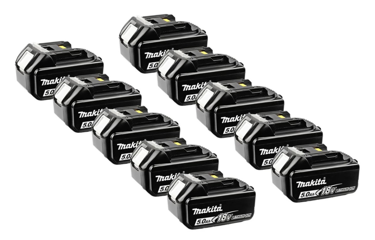 Makita Accessoires BL1850B10pack BL1850B 10-pack - 10 x accu 18 Volt 5.0Ah Li-ion