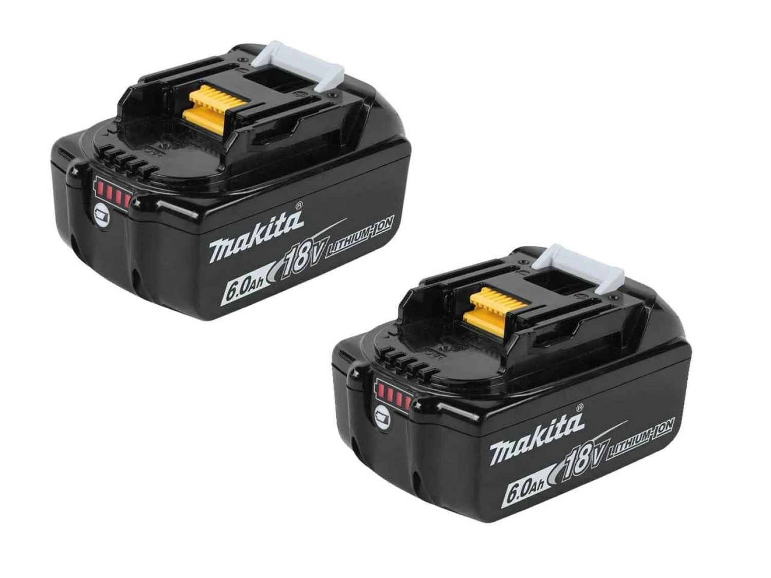 Makita Accessoires BL1860BDUO 2 x accu 18 Volt 6.0 AH Li-ion