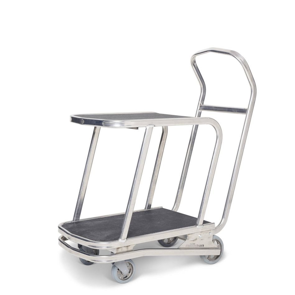Matador 17774 M-REBEL 400S-2P Standard - Plateauwagen aluminium met 2 platfroms