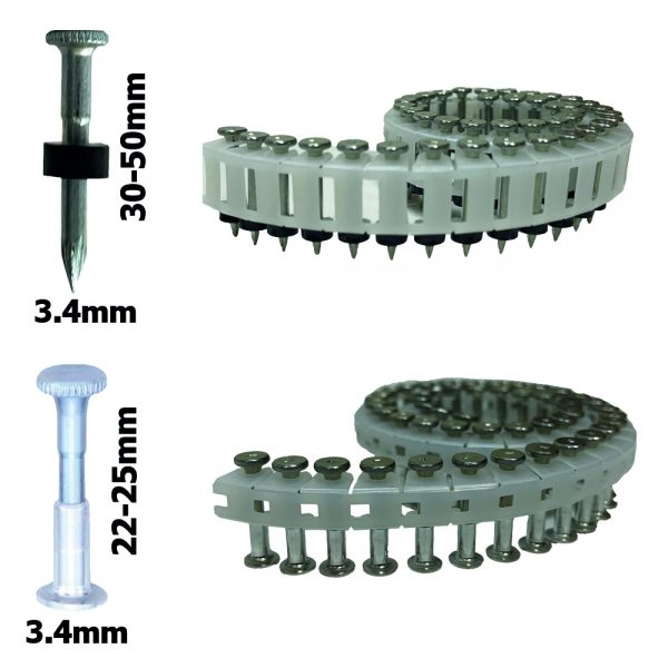 Max NCP90506 Stepped pin op rol voor HN120 - 3,4x50mm