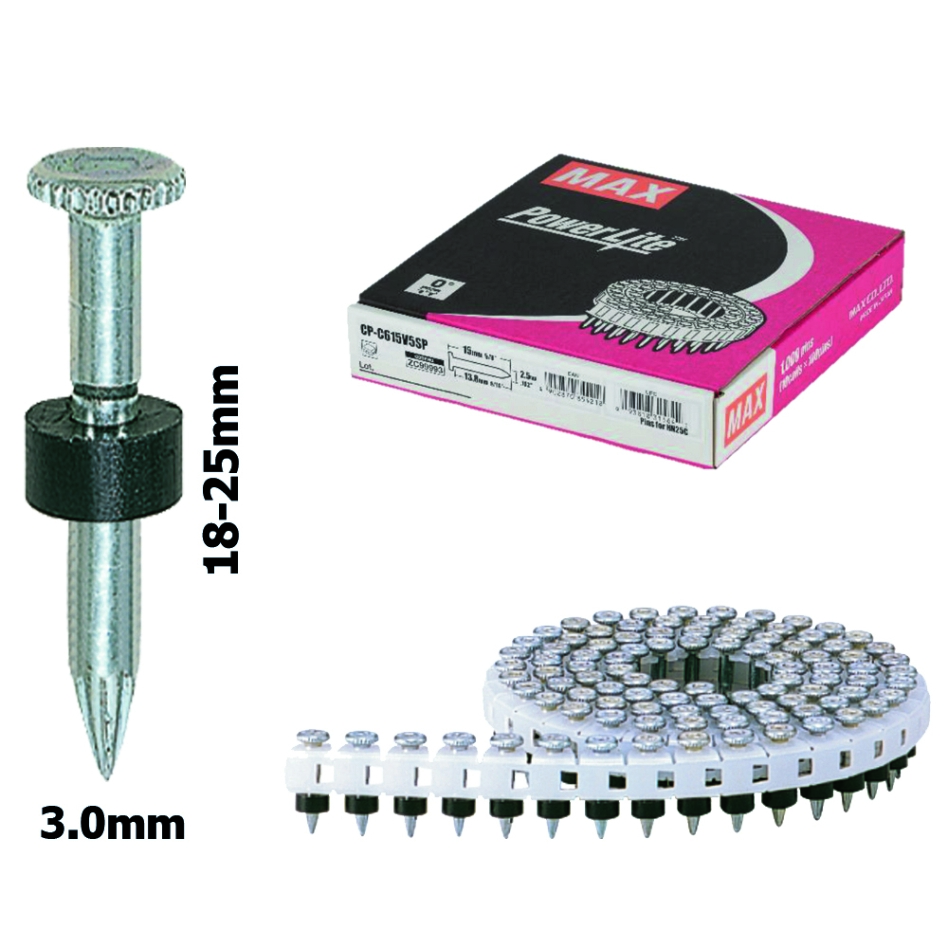 Max NCP90514 Stepped pin op rol voor HN25C - 3,0x25mm