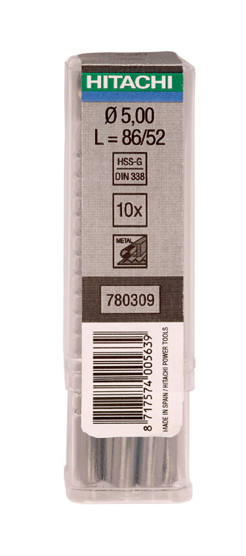 HiKOKI Accessoires 780290 Metaalboren HSS-G DIN 338 3,4x70 mm 10 stuks