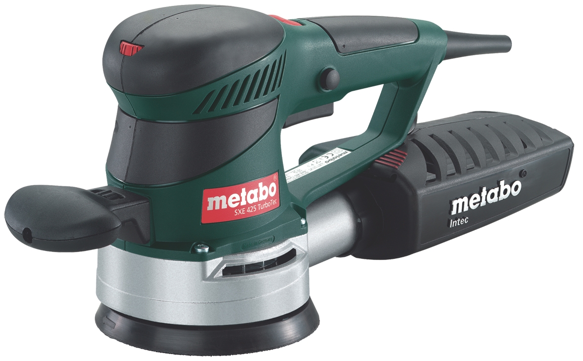 Metabo 600131000 SXE425TurboTec 320 Watt elektronisch regelbare excenterschuurmachine