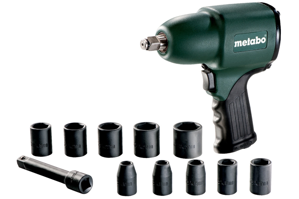 Metabo 604118500 DSSW 360 Set 1/2" Perslucht Slagmoersleutel met doppen