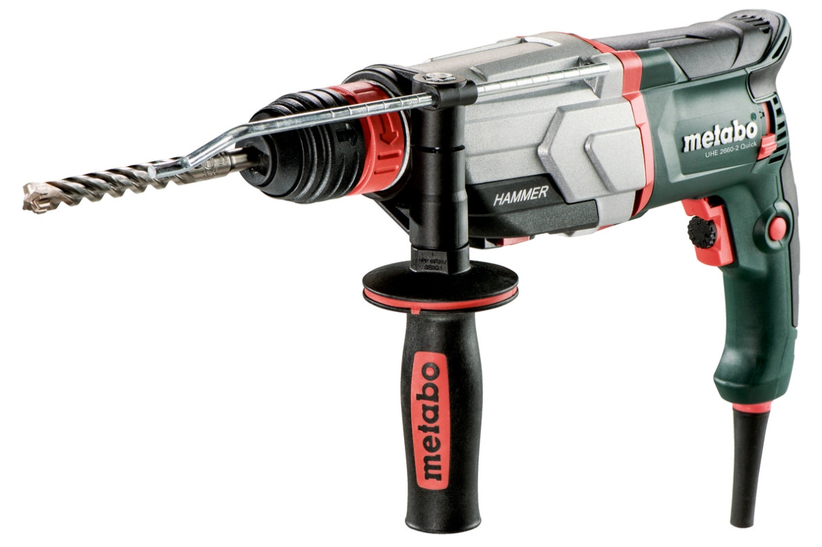 Metabo 600697500 UHE 2660-2 Quick Multi-hamer + snelspanboorhouder 800 Watt 18 Nm 2,8 J in metaBOX 600697500