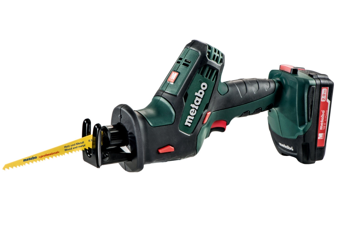 Metabo 602266500 SSE 18 LTX Compact Reciprozaag 18V 2.0Ah Li-Ion