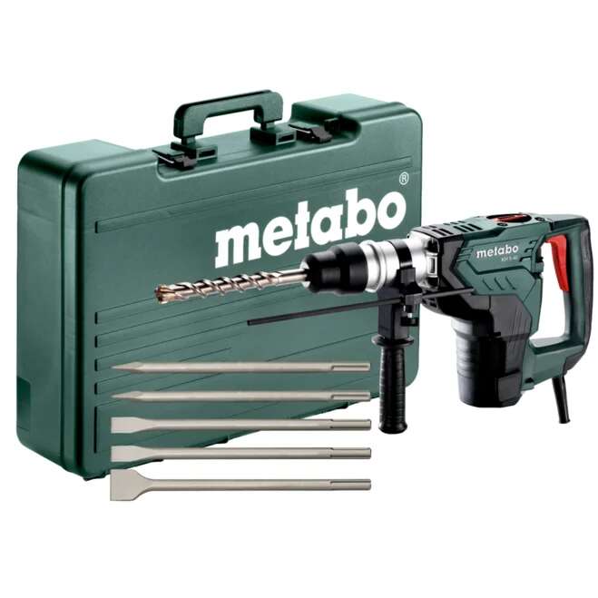 Metabo 691057000 KH 5-40 Combihamer 7.1J 1100W in koffer + 5-delige beitelset