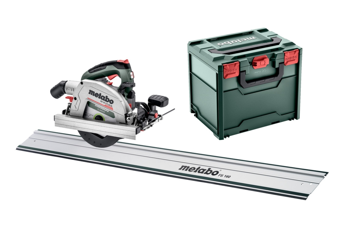 Metabo 691194840 KS 18 LTX 66 Accu Cirkelzaag 18V excl. accu's en lader + Geleiderail FS160