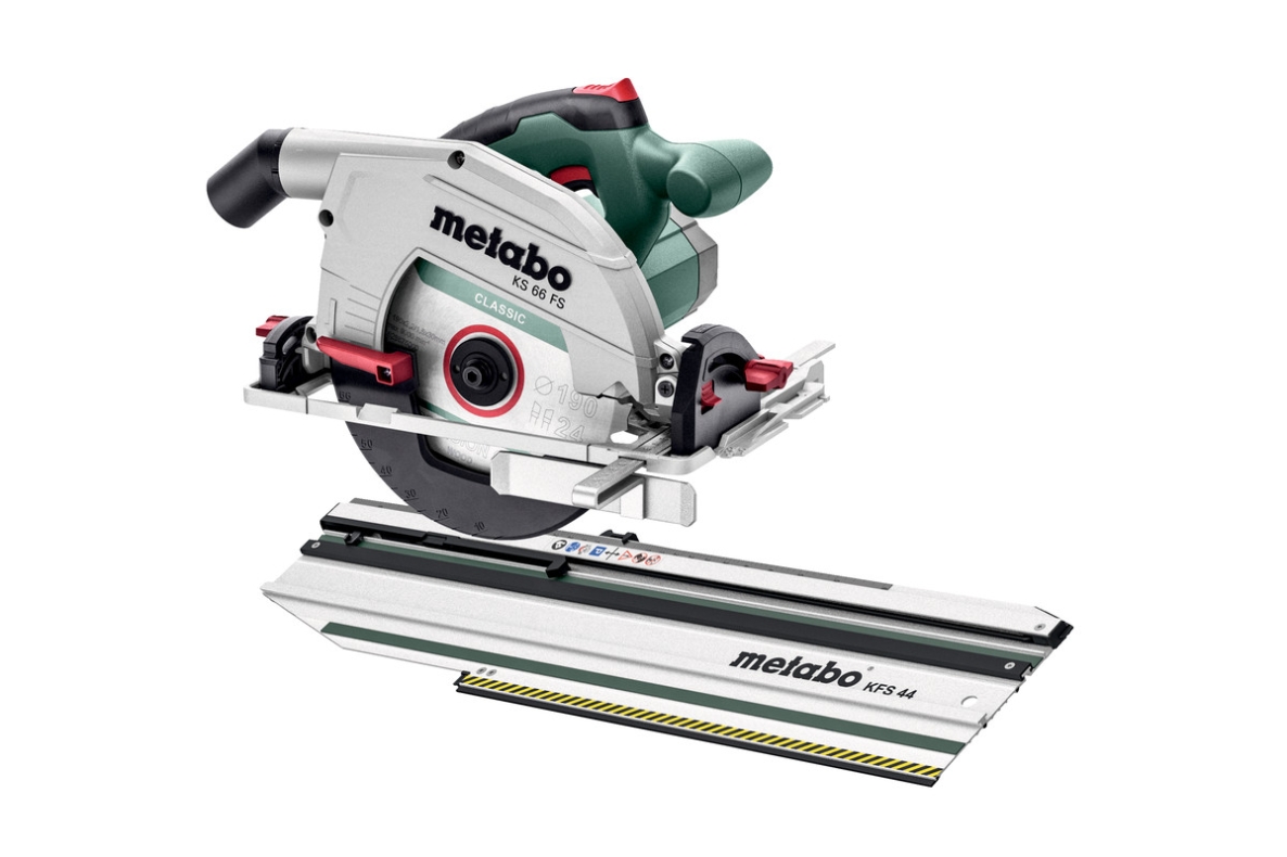 Metabo 691196000 KS 66 FS Cirkelzaag + Afkortrail FSK 44 1500 Watt 66 mm