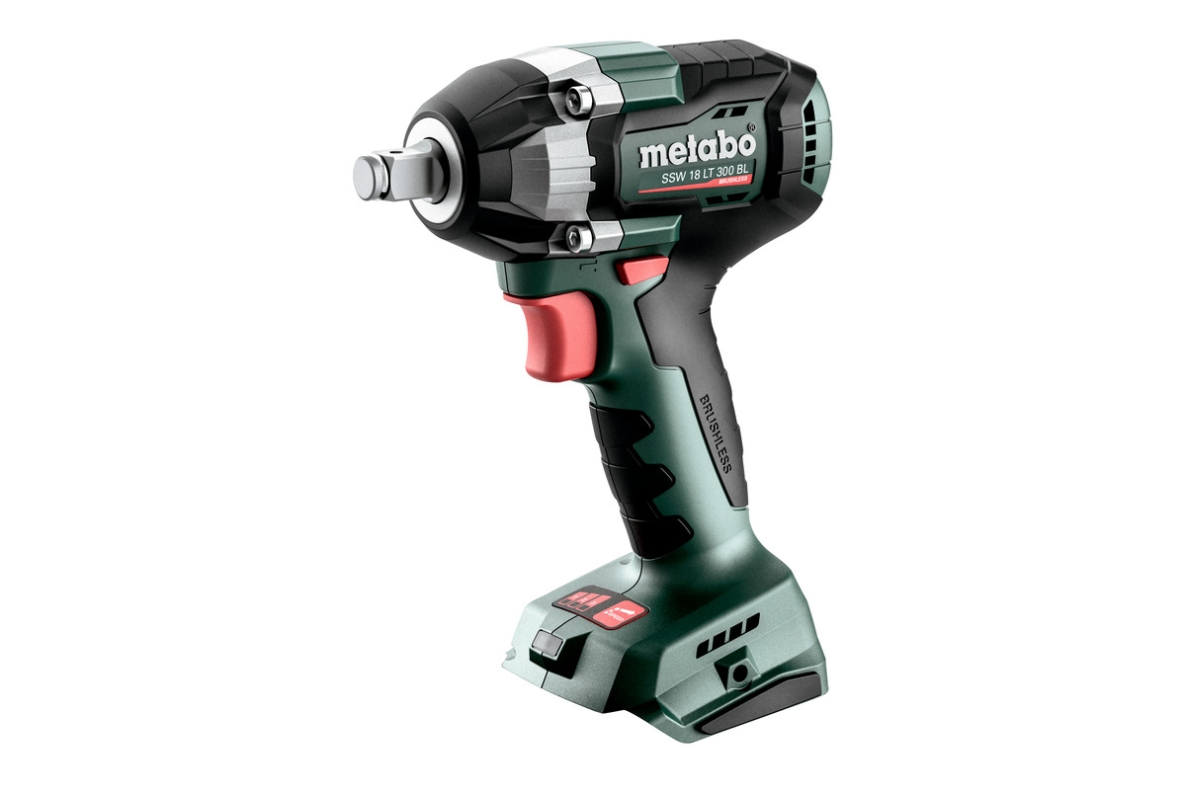 Metabo 602398840 SSW 18 LT 300 BL Accu Slagmoersleutel 18V excl. accu's en lader in metabox 602398840