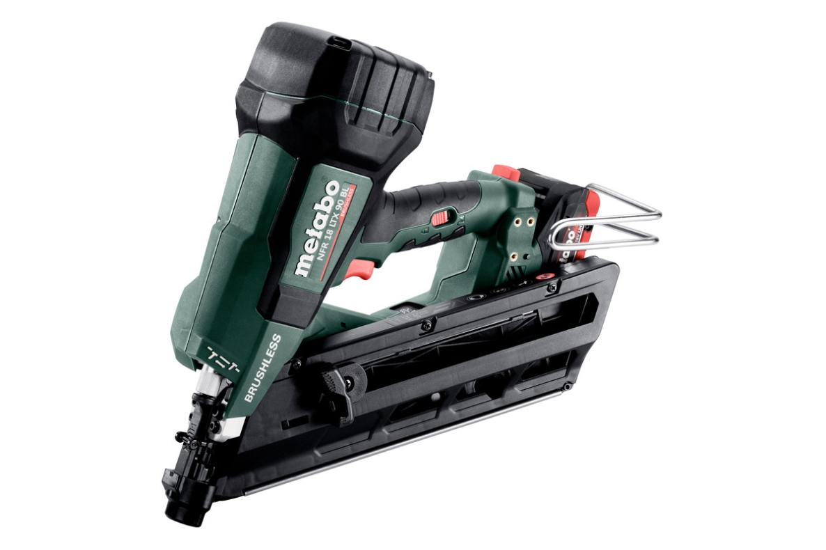 Metabo 612090800 NFR 18 LTX 90 BL Accu Stripnageltacker 18V 4,0Ah LiHD in Metabox