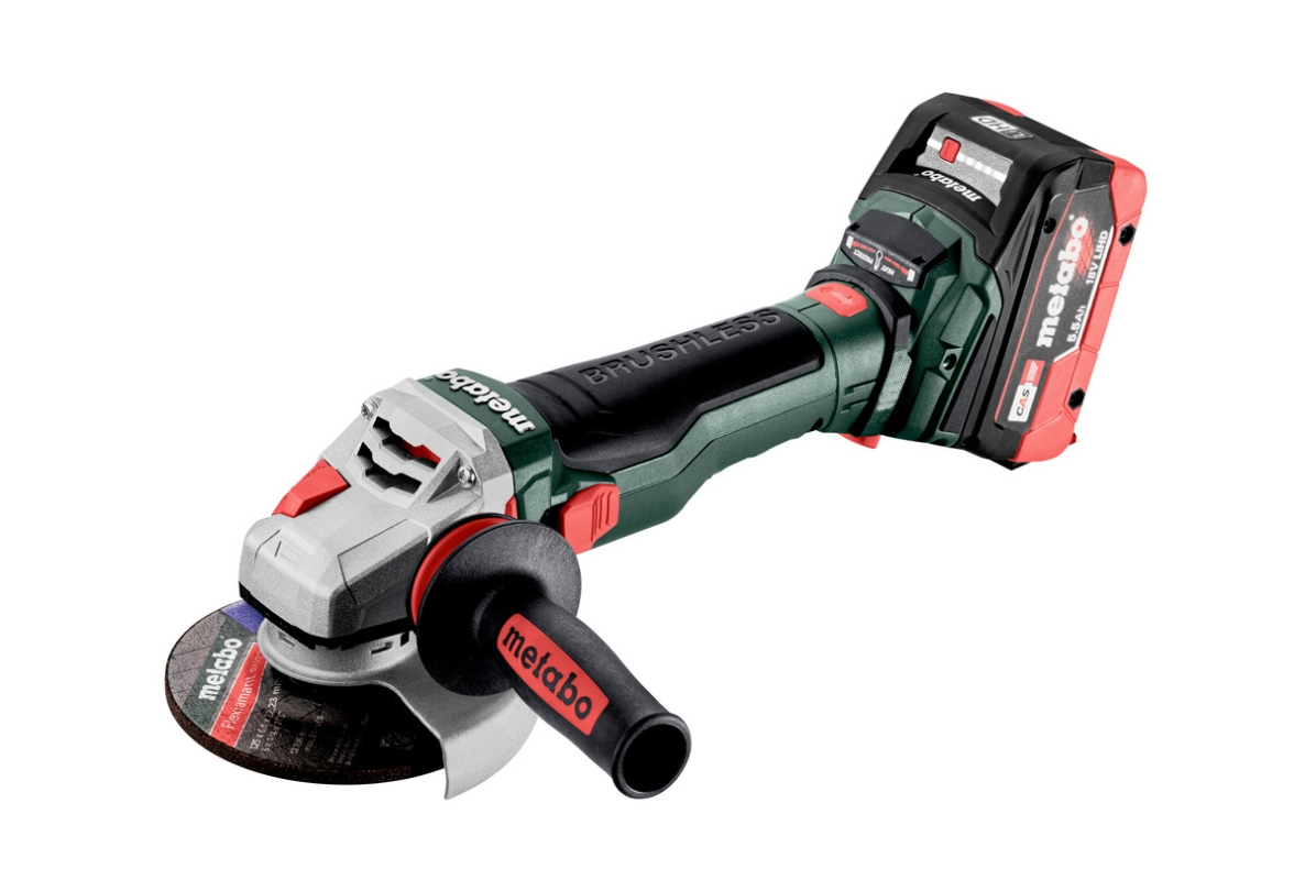 Metabo 601730660 WB 18 LTX BL 15-125 Quick Haakse slijper 125 mm 18V 5,5 Ah LiHD in metabox